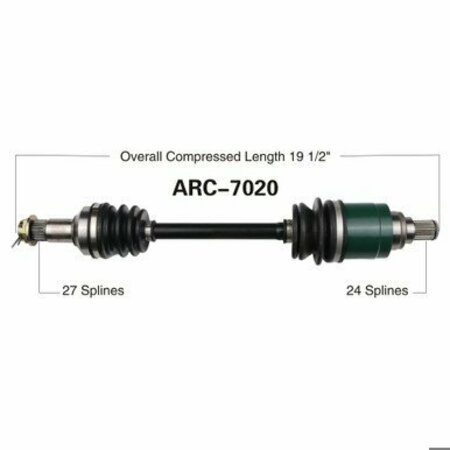 WIDE OPEN OE Replacement CV Axle for ARCTIC FRONT 350/366/400CR/425/450 ARC-7020